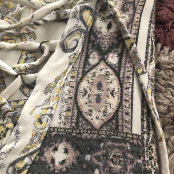 Free People Lace up Shirt - Picture 3 of 3